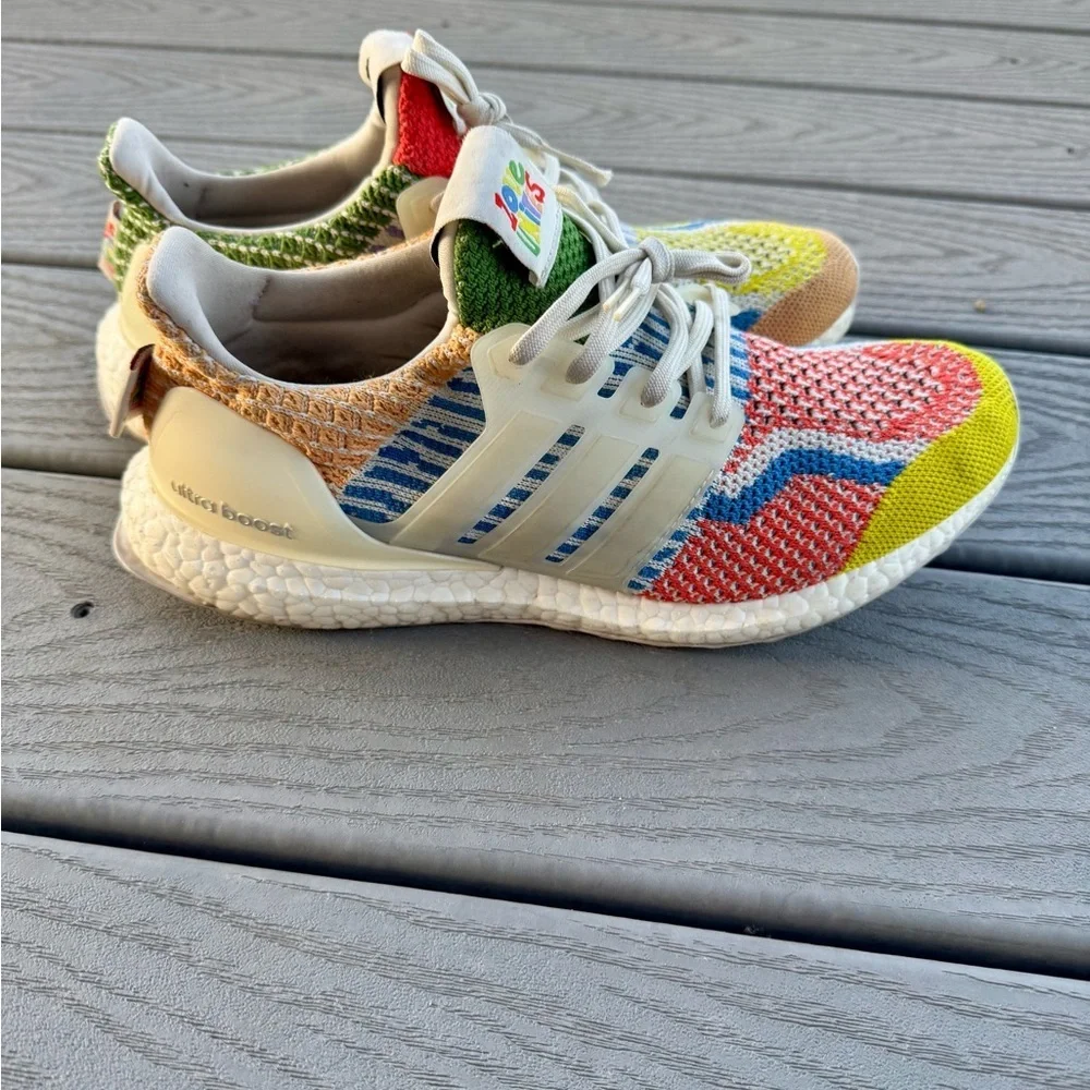 Adidas UltraBoost Love Unites Pride Multicolor Sneakers Women’s 8 1/2